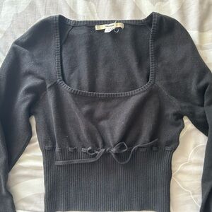 Urban Outfitters Black Scoop Neck Sweater